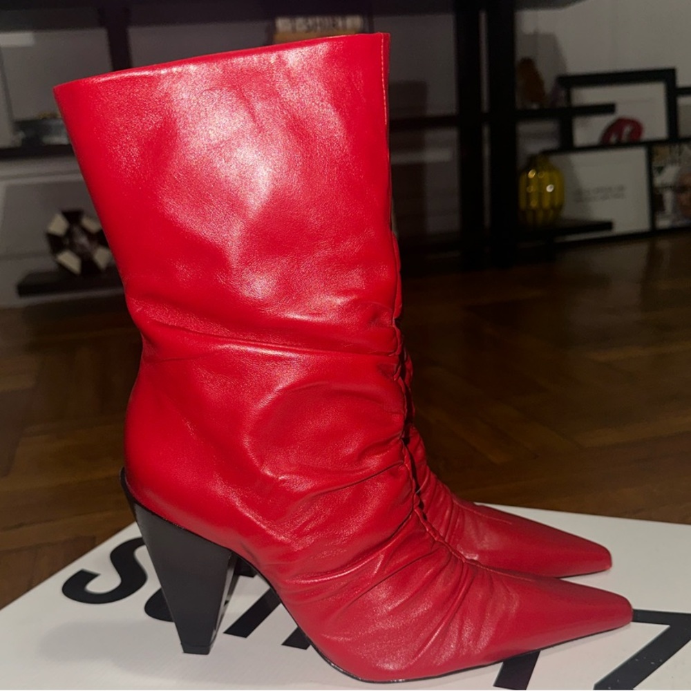 SCHUTZ LYNN Boots… Slouchy Design and Pointed Toe